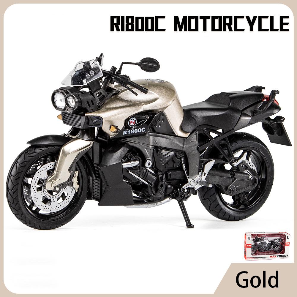 1/12 R1800C литой сплав, модель мотоцикла, коллекция игрушечных автомобилей, автобайк, амортизатор, внедорожный автоцикл, игрушечный автомобиль