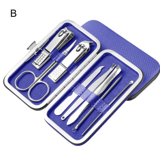 1 Set Stainless Steel Nail Clipper Plating Procedures Stylish Toenail Fingernail Manicure Cutters