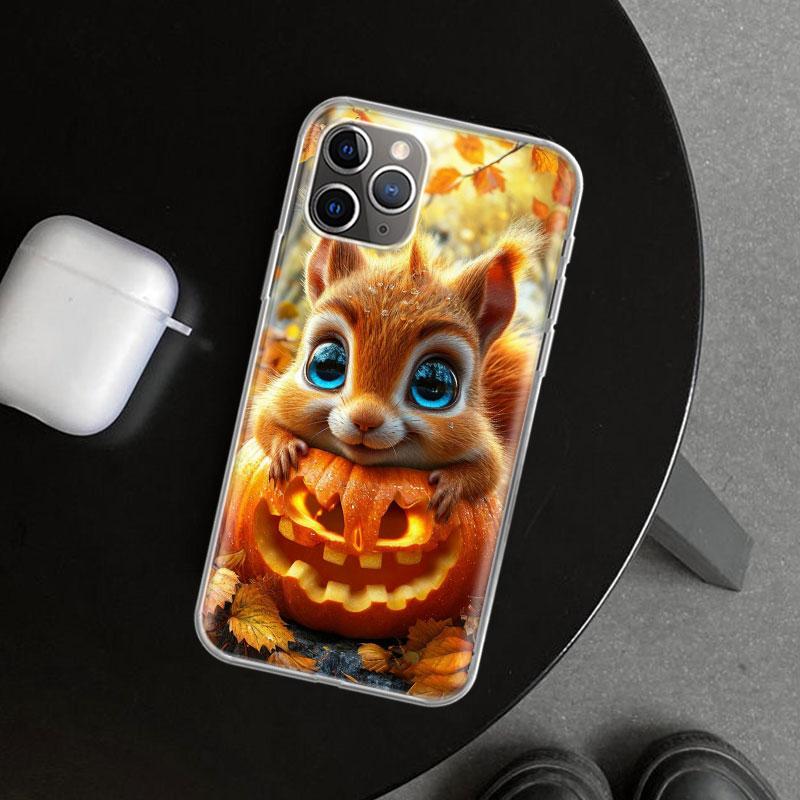Чехол для телефона с изображением животного Белки для iPhone 11 12 13 Mini 14 15 Plus 16 Pro Max 17 Air 7 8 + SE Арт Индивидуальный Fundas 11 12 13 M
