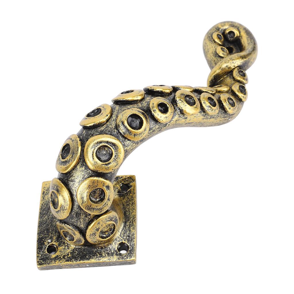 Ручка двери осьминог смола сверхпрочная винтажная бронза мебельная ручка для шкафа щупальце осьминога ручка двери