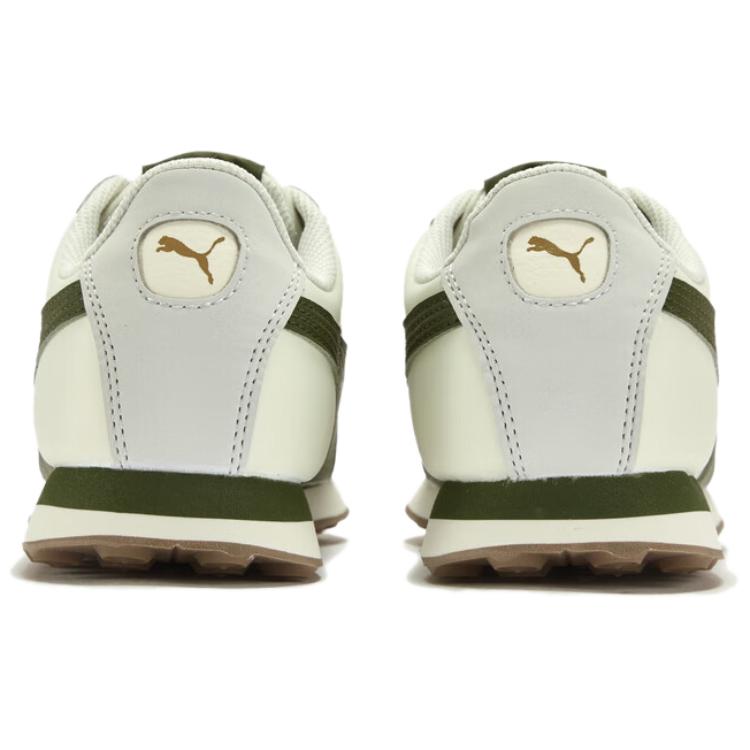 Puma Turin NL Fabric Synthetic Leather Retro Fashion Durable Low Top Casual Shoes Unisex Casual Shoes Light-Green 362167-18