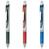 Pentel Gel Ink Energel Knock Ballpoint Black 3 Colors Pen, 0.5mm, Barrel, AMZ-BL80-3,