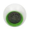 Creative Ball Alarm Clock Colorful Glow Digital Table Clock Snooze Electronic Clock With Temperature Humidity Calendar Display