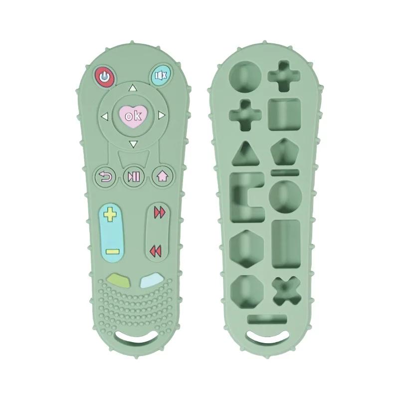 Пульт дистанционного управления для детского телевизора Прорезыватель для зубов Силиконовые детские перчатки для защиты от еды Браслет-пустышка Палочка для прорезывания зубов Игрушка для кусаний Аксессуары для ухода за детьми
