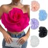 1Pc Manual Fashion Organza Personality Three-dimensional DIY Accessories Clothing Accessories Flower Decoration Irregular