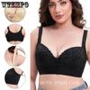 Sexy Bra for Women In Plus Size with Steel Rims Adjustable Shoulder Straps Lace Front Buckle Bra
