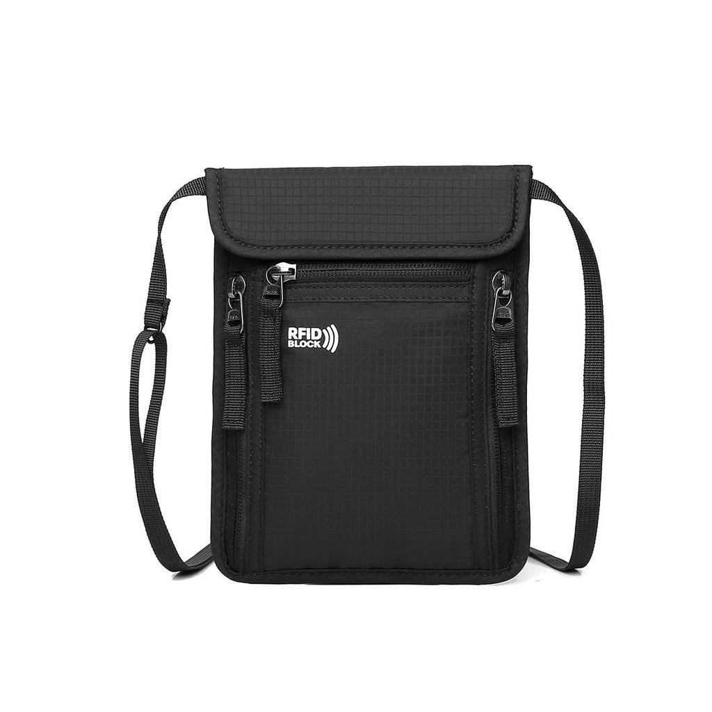 Waterproof RFID Travel Passport Holder & Multifunctional Neck Pouch