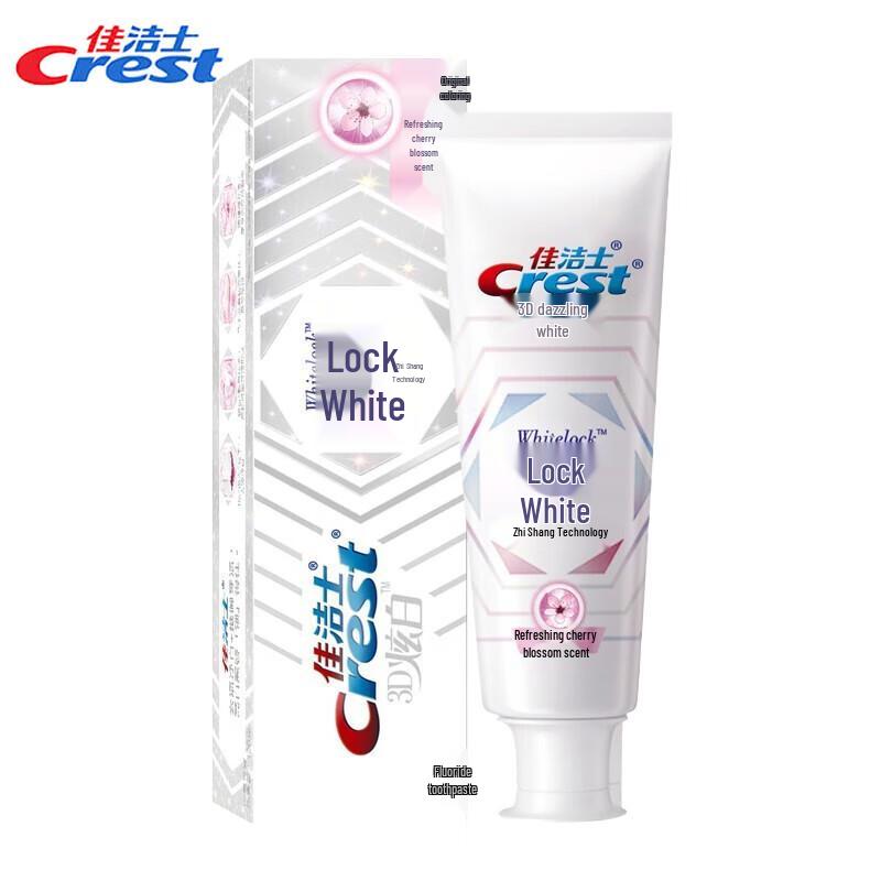 Отбеливающая зубная паста Crest Whitening Lock Premium с ароматом вишни