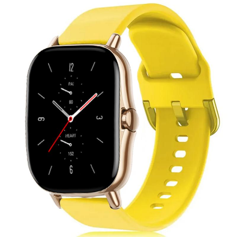 Спортивный ремешок для Amazfit GTS-GTR-4-3-2-2e-Mini-Pro-stratos 2 3, силиконовый ремешок для часов Correa Amazfit bip-US-3-pro 20 мм 22 мм