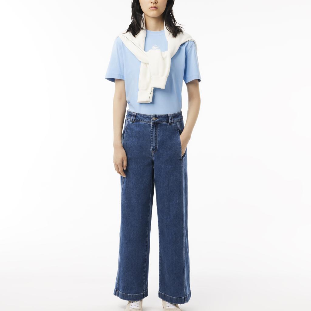 LACOSTE T Shirt Unisex Light Blue TH2739-HBP