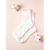 DaiSo Kikiya SockS Women S Lace Ribbed SockS White
