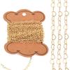Craftdady 5 м 14K Золотое наполнение Цепочки с сердечками 5x3,5 мм Паяные Латунные Цепочки для Браслетов и Ожерелий Дизайнерские Цепочки Простая Цепочка Золотая Цепочка Коллекция Ожерелий