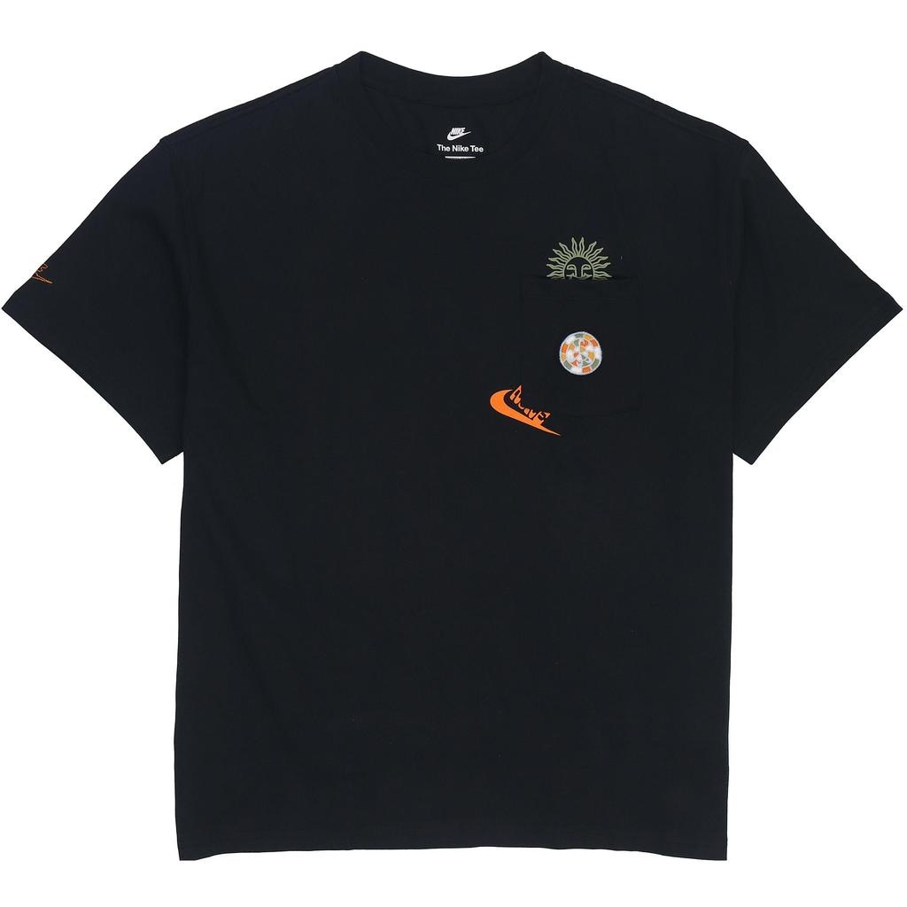 Nike T Shirts Men's Black Crew Neck Moderate Straight Fit DR7967-010