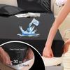 Водонепроницаемый комплект простыней(1*Простыня на резинке+2*Наволочка),Однотонная мягкая простыня Водонепроницаемый и пыленепроницаемый наматрасник