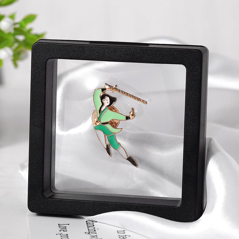 Брошь из сплава «Кунг-фу»: Модная подвеска-персонаж с капельной краской для сумок