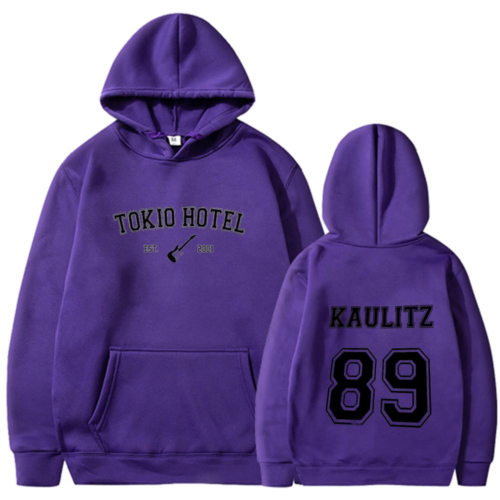 Рок-группа Tokio Hotel Kaulitz Hoodie Женская мода Повседневный пуловер Толстовка Женская хип-хоп свободный капюшон Панк уличная одежда