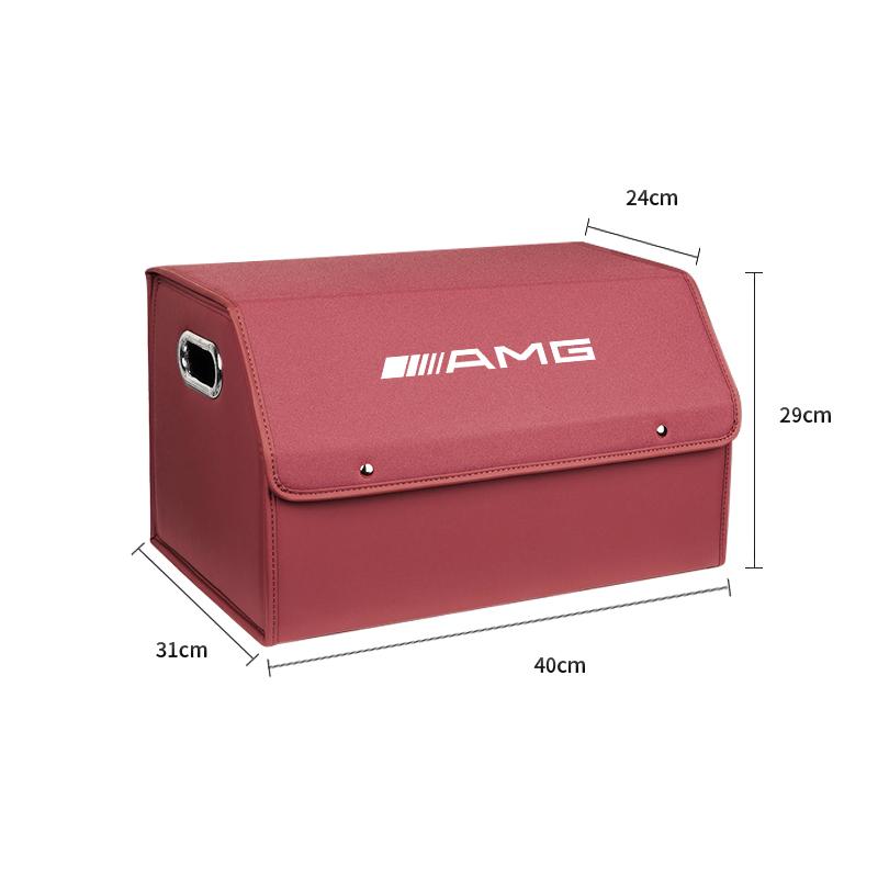 1pc Car Trunk Storage Box Large Capacity Tools Organizer Case Accessories For Mercedes Benz AMG A B C E G CLA W211 W203 W204