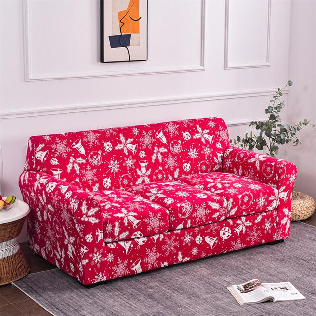 Чехол для дивана Nordic Flowers из эластичного спандекса, чехлы для подушек для сидений в гостиной, нескользящая защита для мебели