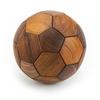 Teak Wood Soccer Decor With Traditional Joinery For Childrens Room And Gift