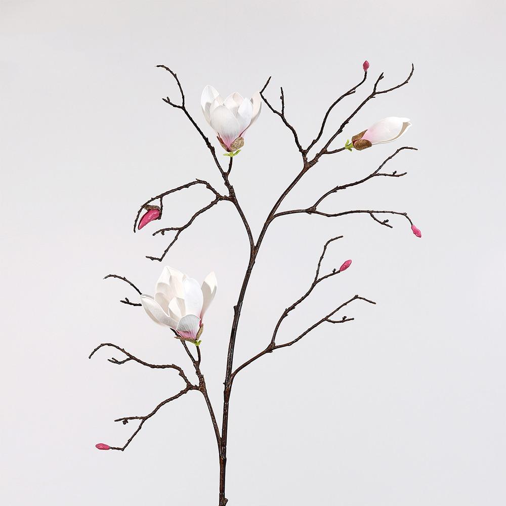 Real Touch Simulation Big Magnolia Large Artificial Orchid Fake Silk Flower  Table Decoration