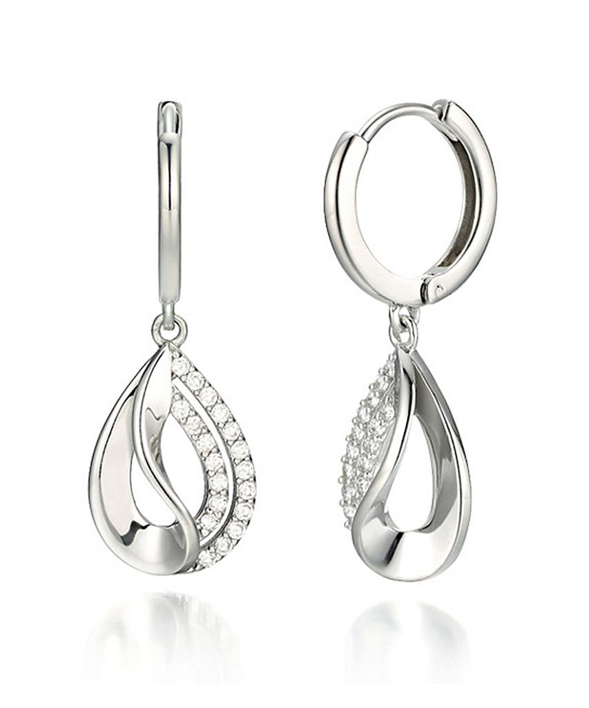 Серьги-капли с полудрагоценными камнями Geigerjewelry Gisvee042 (Булавка из серебра 925 пробы)