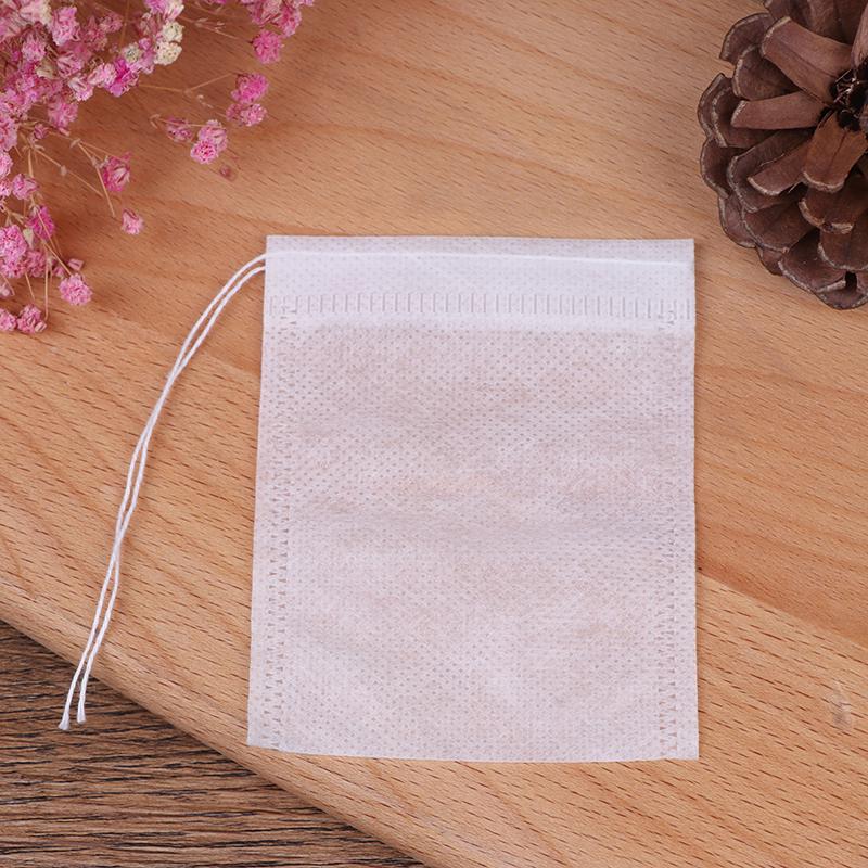 100 шт./лот, пакетики для заварки чайных пакетиков с заживляющим уплотнением, 7 х 9 см, пакетик-фильтр