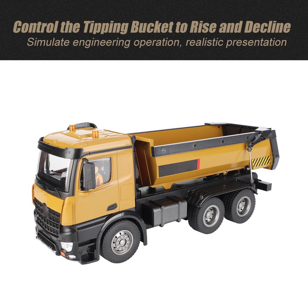 1573 114 масштаб 2.4GHz RC самосвал инженерная машина с дистанционным управлением