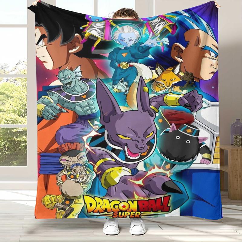 Аниме D-Dragon Ball Игра Мультфильм Фланелевое Одеяло, Ультра Мягкое Теплое Плюшевое Покрывало для Дома Спальни Кровати Дивана Офиса Кемпинга