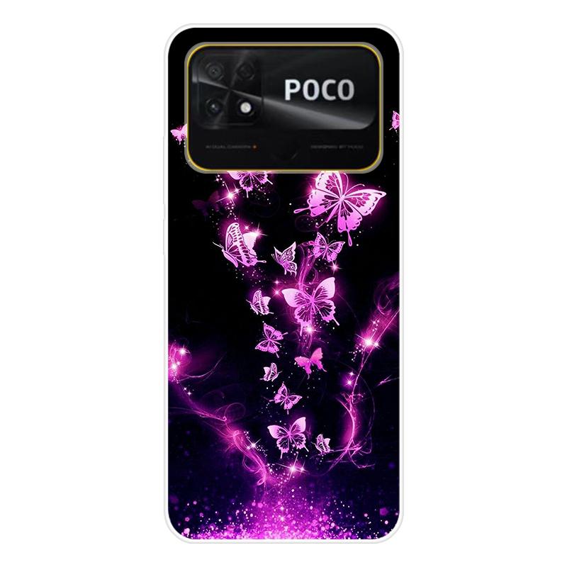 Для Xiaomi Poco C40 C 40 Чехол Мягкая силиконовая задняя крышка Мультяшный чехол для телефона Разнообразие