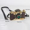 Реалистичный портативный аксессуар для фотографии Декоративный элемент студийной камеры в античном дизайне Портативные декорации камеры из смолы