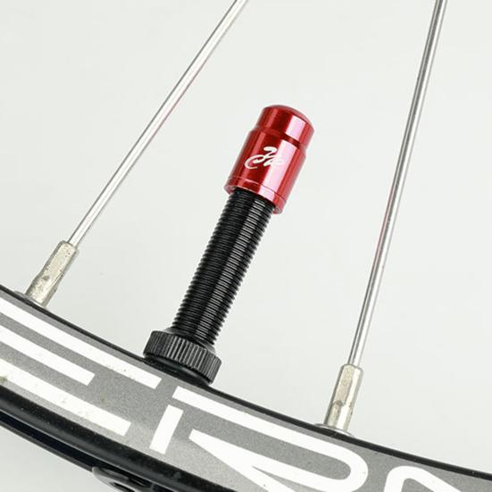 2 шт. крышки стержня клапана велосипедной шины Пыленепроницаемый и герметичный воздушный клапан шины Крышка из алюминиевого сплава Универсальная для горных велосипедов Шоссейные велосипеды Мотоциклы Велосипеды