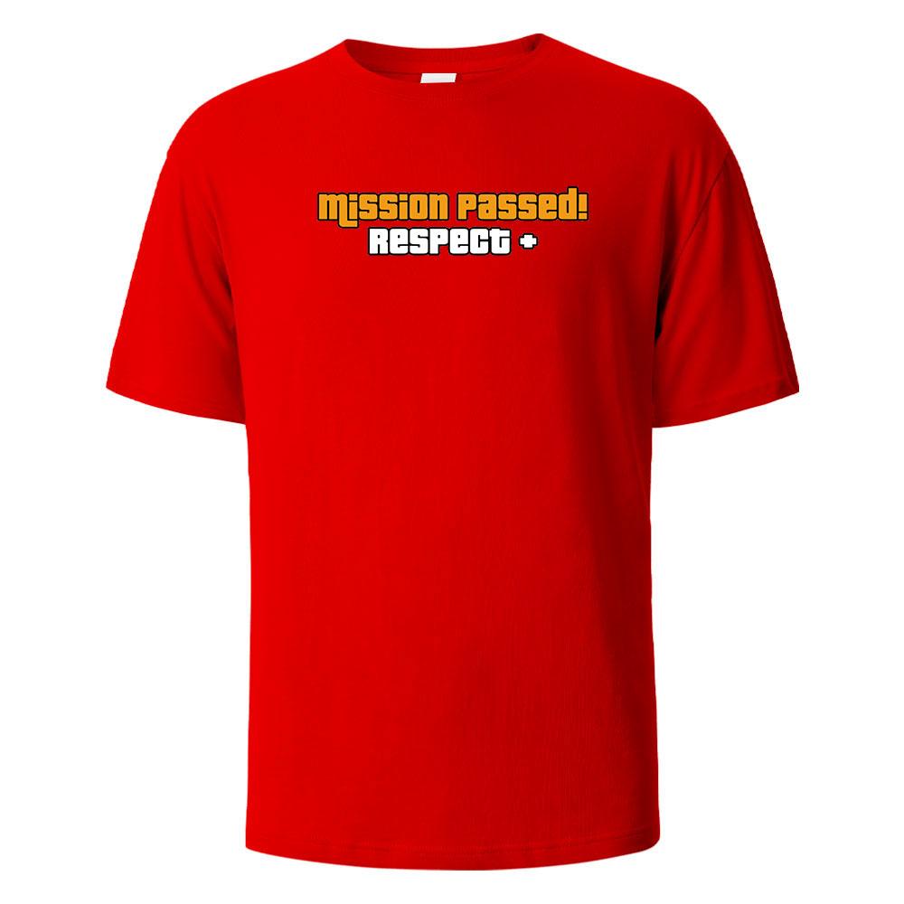Mission Passed Print t shirts 100 Cotton Summer Tees For Men Women Oversize Casual Tops t shirts