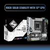 ASRock Motherboard B760M Steel Legend WiFi Compatible with Intel 12th and 13th Generation CPU B760 Chipset DDR5 Micro ATX Motherboard Authorized