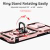 Роскошный 2 в 1 металлический держатель-подставка с кольцом, бронированный чехол для телефона iPhone, Samsung, Google, Xiaomi, противоударный бампер для телефона с магнитом для автомобильного кронштейна