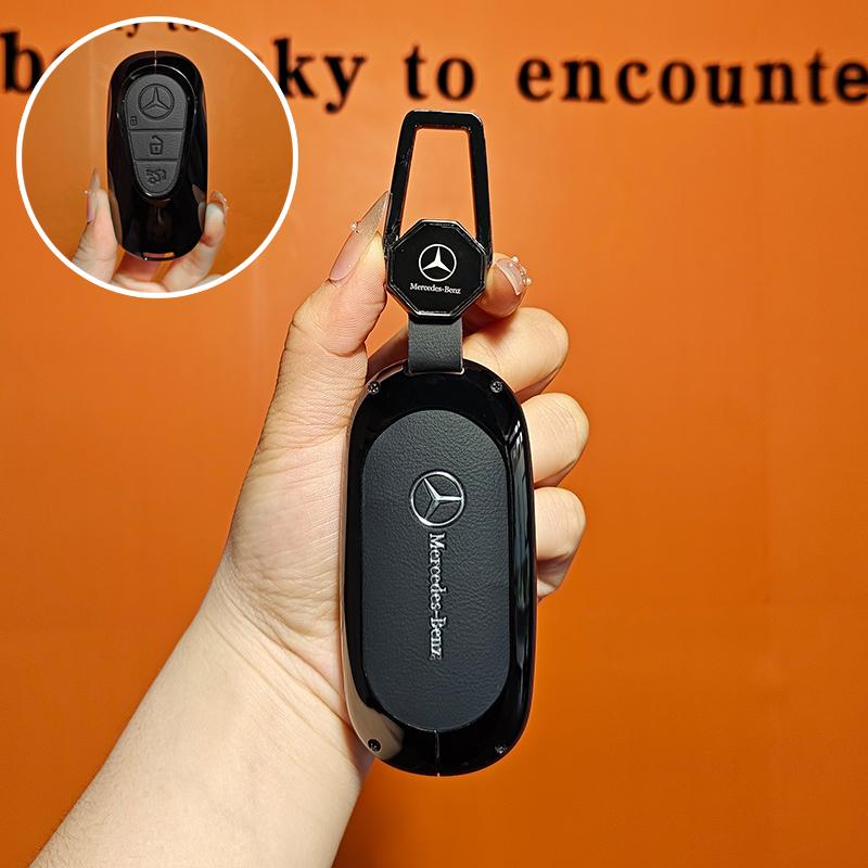 VRN2 TPU Key Case Cover Car Accessories Fob Protector for Mercedes Benz S400L S450/S500 MaybachS480 Keychain Holder Keyring Shell