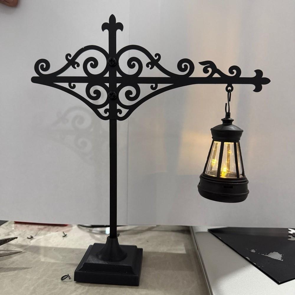 Ghost Pumpkin Library Bookshelf Lantern Warm LED Halloween Reading Light Desk Decor