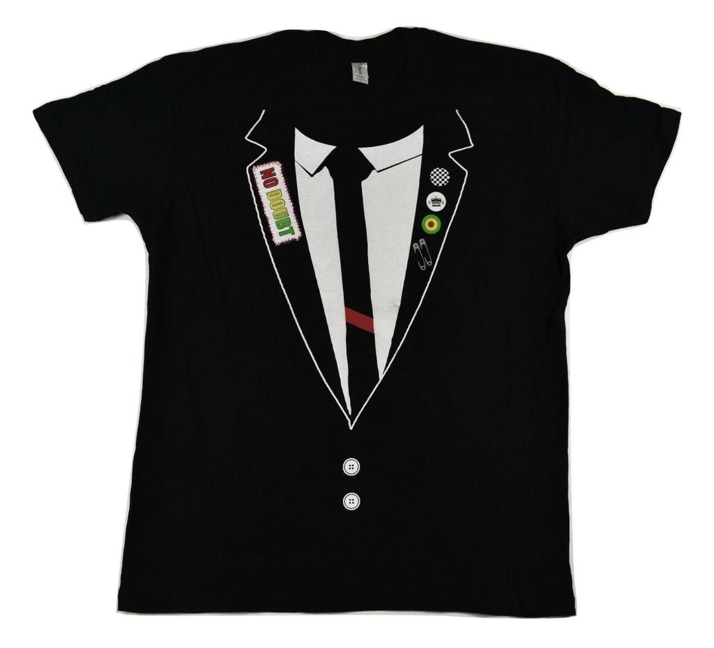 No Doubt Mens Tuxedo Print Summer Tour 2009 Black Shirt New S, L, XL