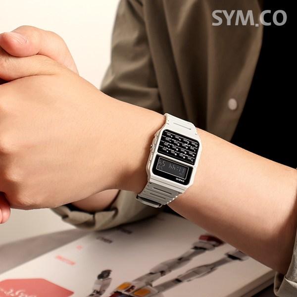 Casio Vintage Daily Calculator Digital Data Bank Watch + Battery Exchange Voucher Package