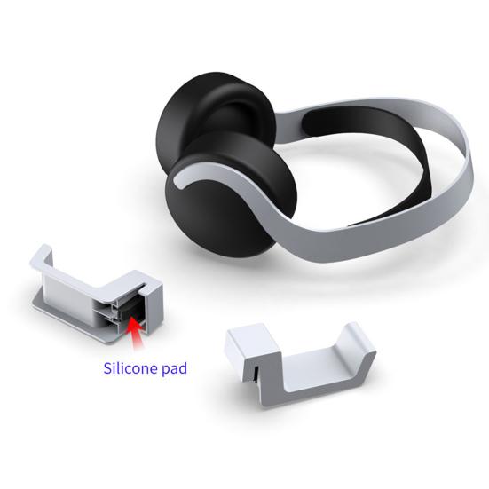 Console Headset Hanger Easy Installation with Headphone Mount Space Saving Game Console Bracket for PS5