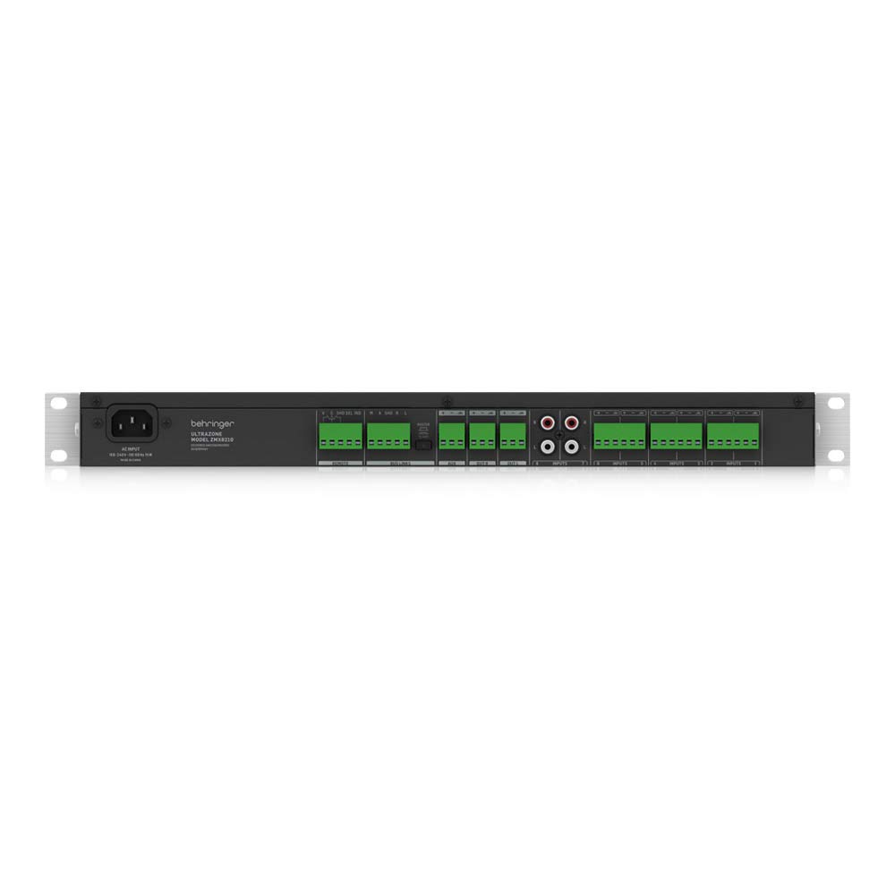 Behringer Зонный микшер 8 каналов Euroblock совместимый пульт дистанционного управления 1U размер ZMX8210 V2