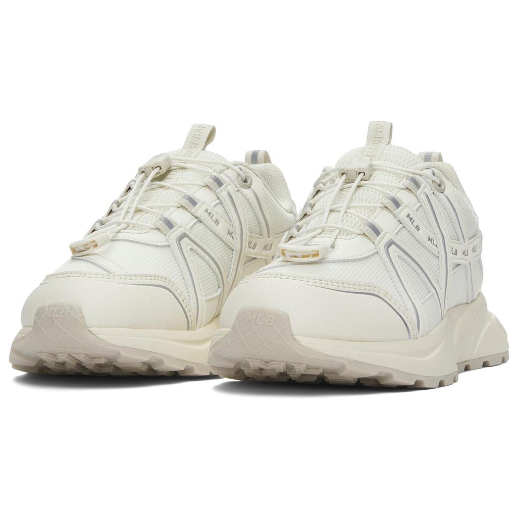 MLB New York Yankees Cushioning Abrasion Resistant Breathable Low top Chunky Sneakers Unisex White 3ASHG015N-50CRS