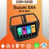 Android Carplay автомобильное радио для Suzuki SX4 2014-2021 мультимедийный проигрыватель головное устройство стерео GPS навигация BT WIFI 2+32 ГБ
