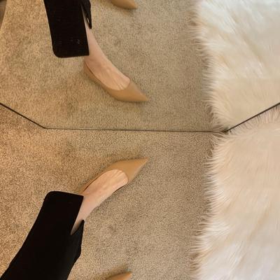 Женские туфли-лодочки 2025 новая весна острый носок неглубокий вырез низкий каблук мягкая кожа туфли бабушки фея