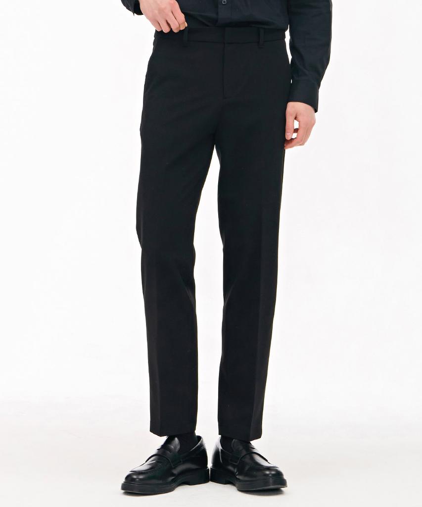 CHASECULT Men'S Tapered Side-Banding Slacks - Black