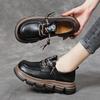 Thick Sole Versatile Soft Sole Comfortable Small Leather Shoes