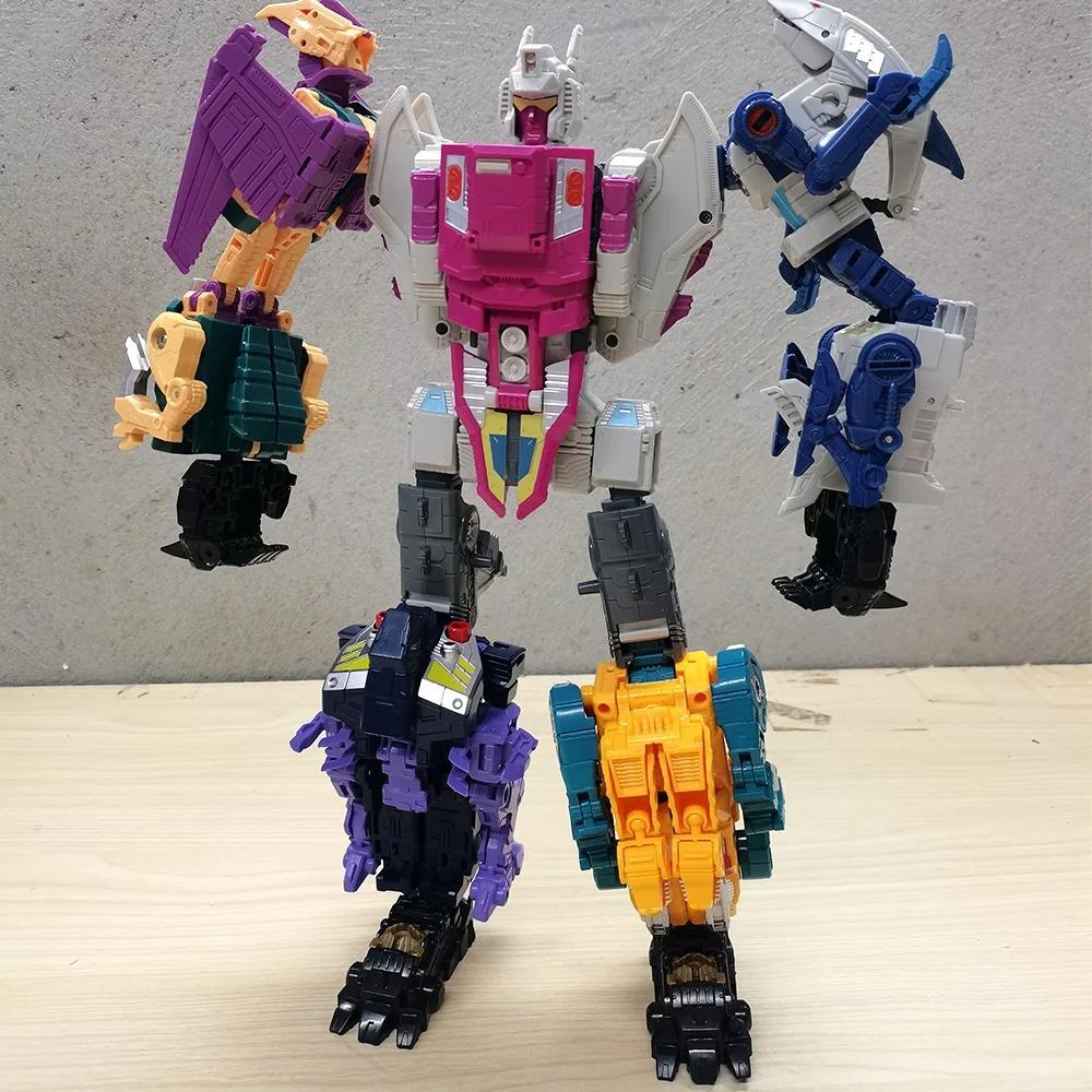 В НАЛИЧИИ AOYI Трансформация Abominus BMB TB13C 5-в-1 Cutthroad Combiners Rippersnapper Sinnertwin Dinoking Volcanicus Игрушки
