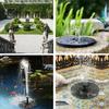 Солнечный фонтан 16/18 см в диаметре, солнечный фонтан для птичьей ванны, насос для украшения сада, солнечный фонтанный насос для птичьих ванн, пруд, аквариум, аквариум