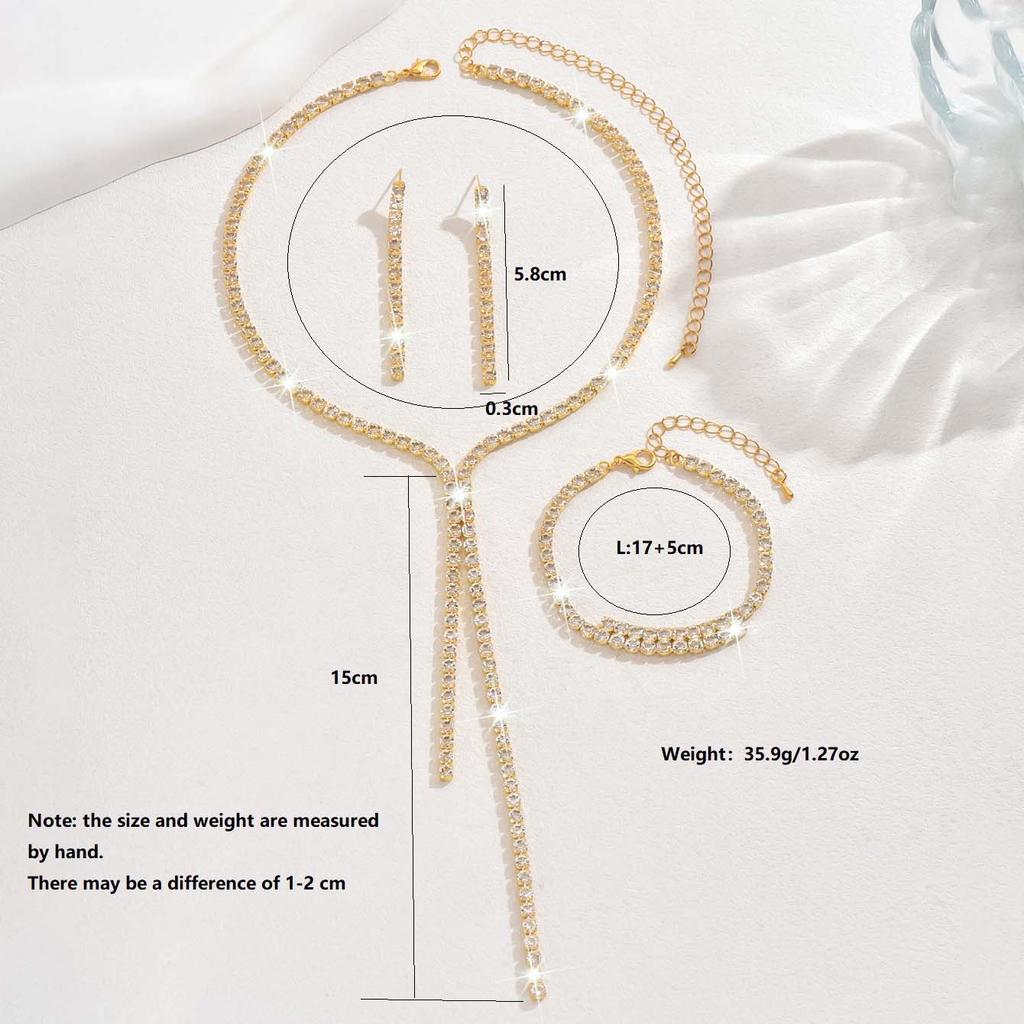 Женские серьги-браслеты со стразами, ожерелье, комплект ювелирных изделий для свадьбы, вечеринки, фестиваля, подарков