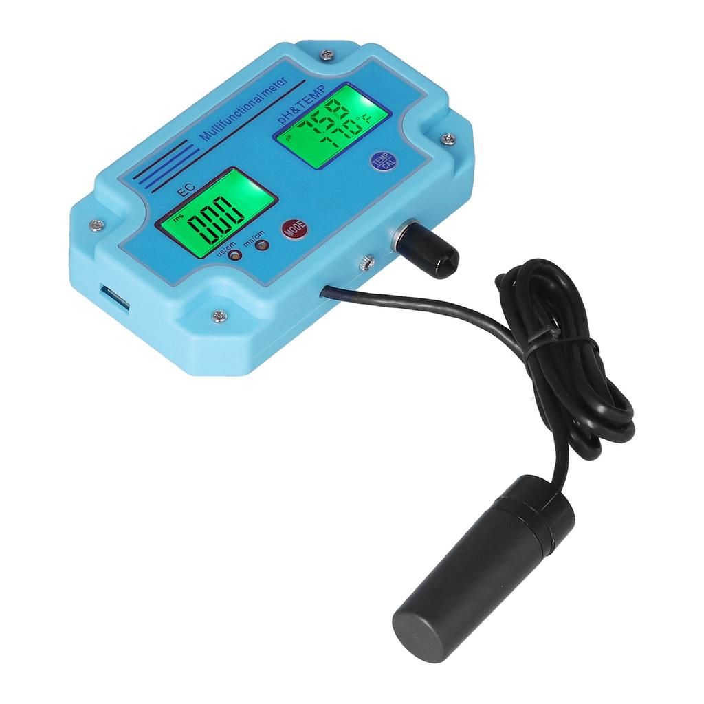 PH EC измеритель температуры DC 6V Высокоточный портативный ЖК-монитор для гидропоники Многофункциональный