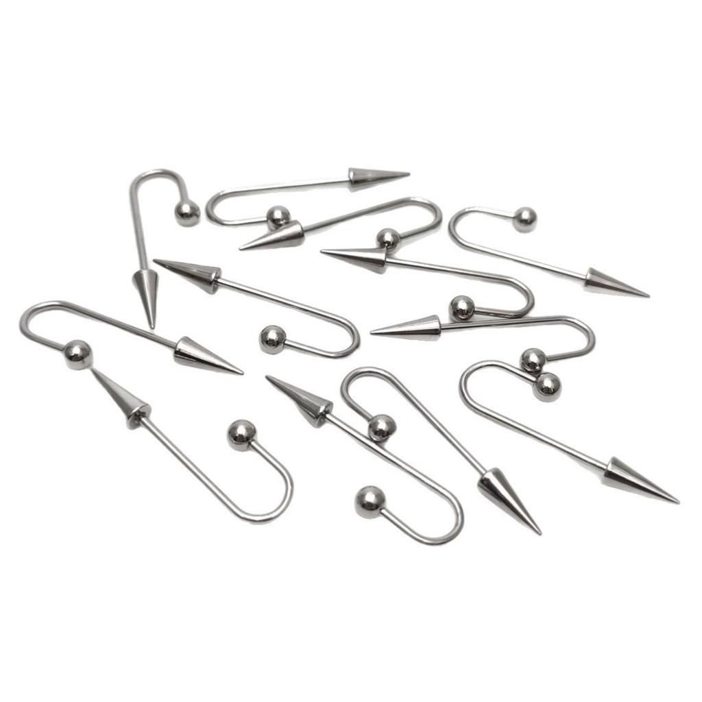 Набор из 3 серег-каффов в панк-стиле в форме буквы U, гипоаллергенная нержавеющая сталь, дерзкие украшения для женщин, подарки на Рождество, день рождения